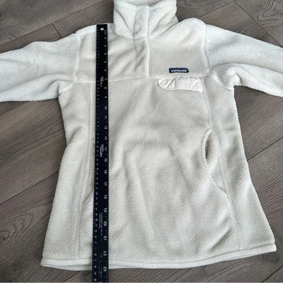 Patagonia Women’s Re-Tool Fleece Pullover Sweater Cream size XS POLARTEC THERMAL - Picture 9 of 10